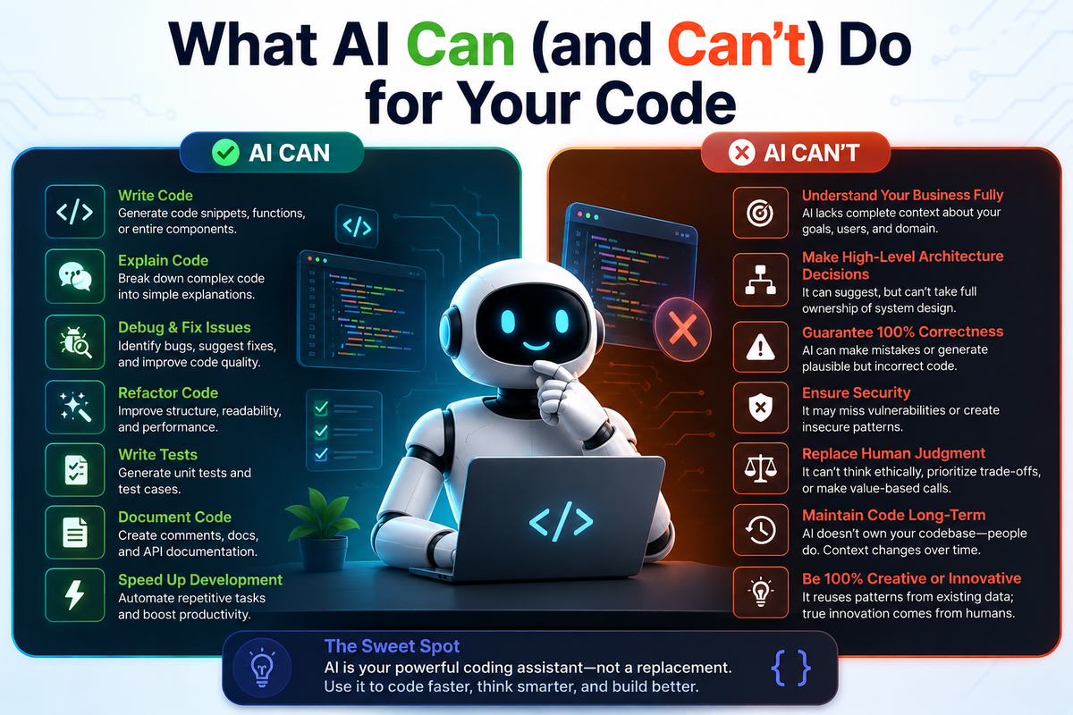 What AI Can (and Can't) Do for Your Code